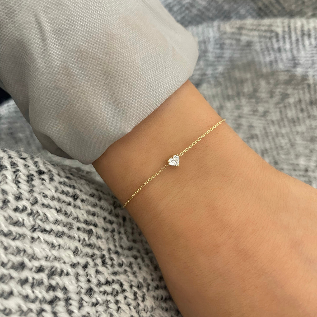 Lover Diamond Heart Bracelet