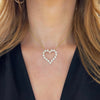 Mama's Charlie Cloud® Floating Diamond Heart Necklace 3.84 ctw