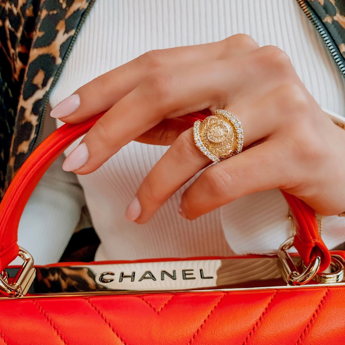 Queen Coco Chanel Ring
