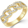 Chelsi Diamond Link Ring Yellow Gold