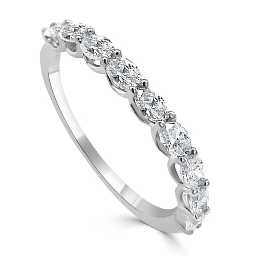 Odessa East to West Oval Diamond Band 0.70 ctw