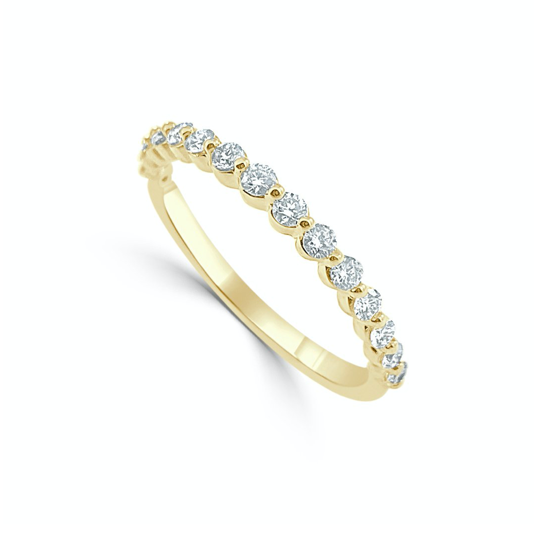 Paige Subtly Scalloped Diamond Band