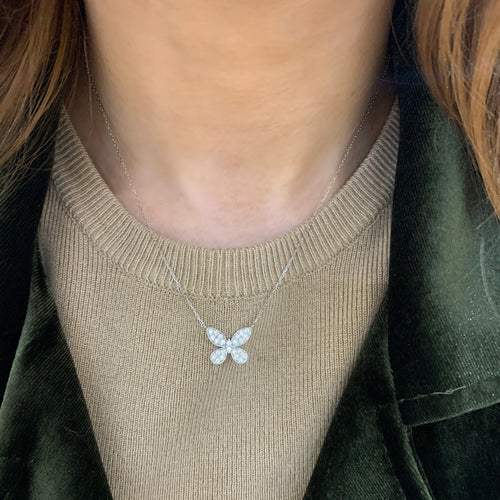 Paloma Diamond Butterfly Necklace