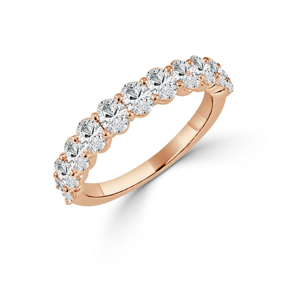 Piper Oval Diamond Band