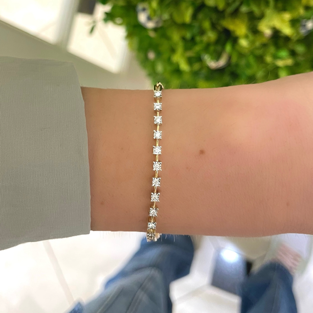 Best of Both Diamond & Paperclip Bracelet