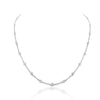 Brielle Diamonds By The Yard Necklace White Gold
