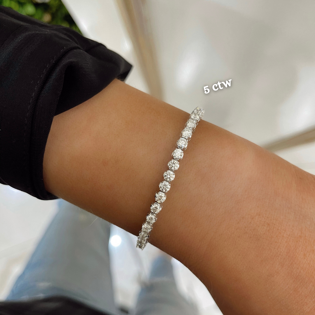 Buttercup Diamond Scalloped Tennis Bracelet RW Fine Jewelry