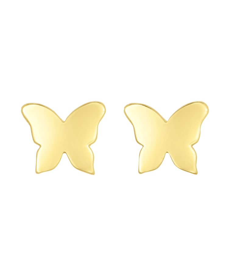 Diamond Butterfly Stud Earrings | Salty – Salty Accessories