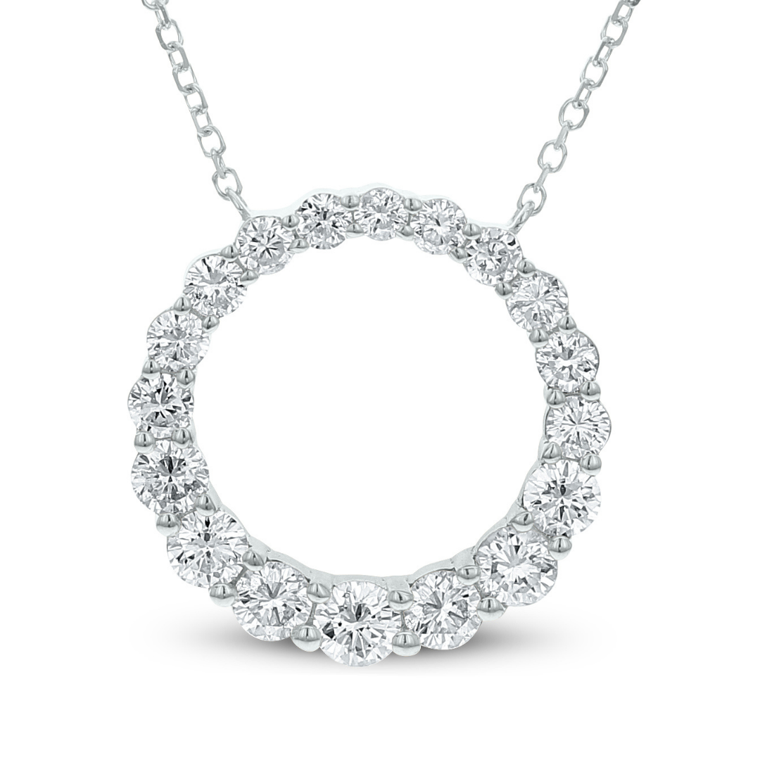 Circle Diamond Necklace – RW Fine Jewelry