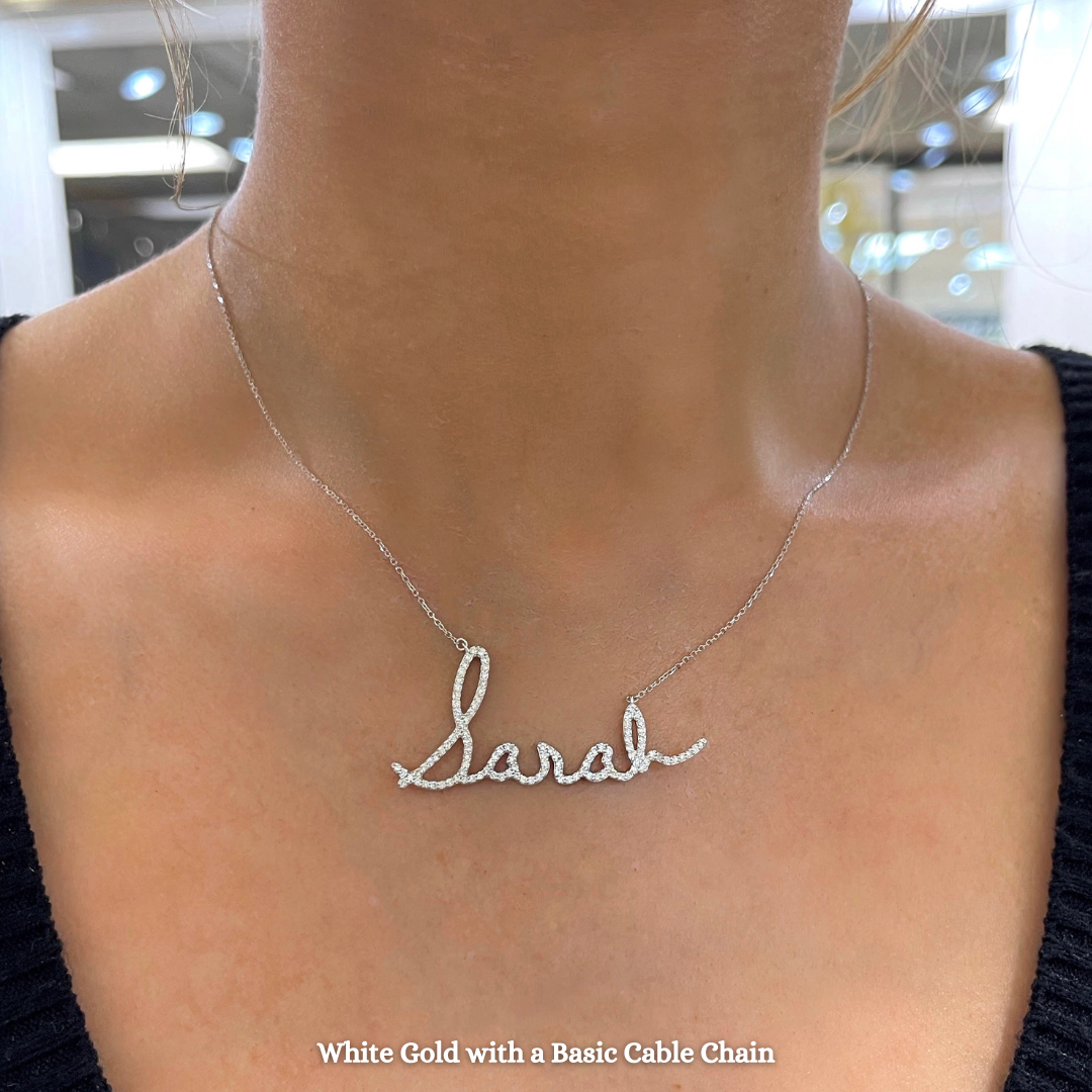Sarah 2025 name necklace