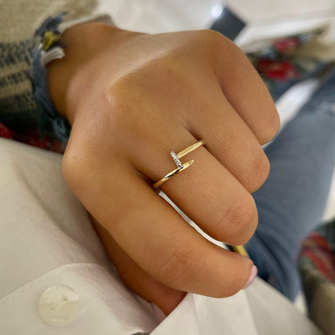 Heira Diamond Nail Ring