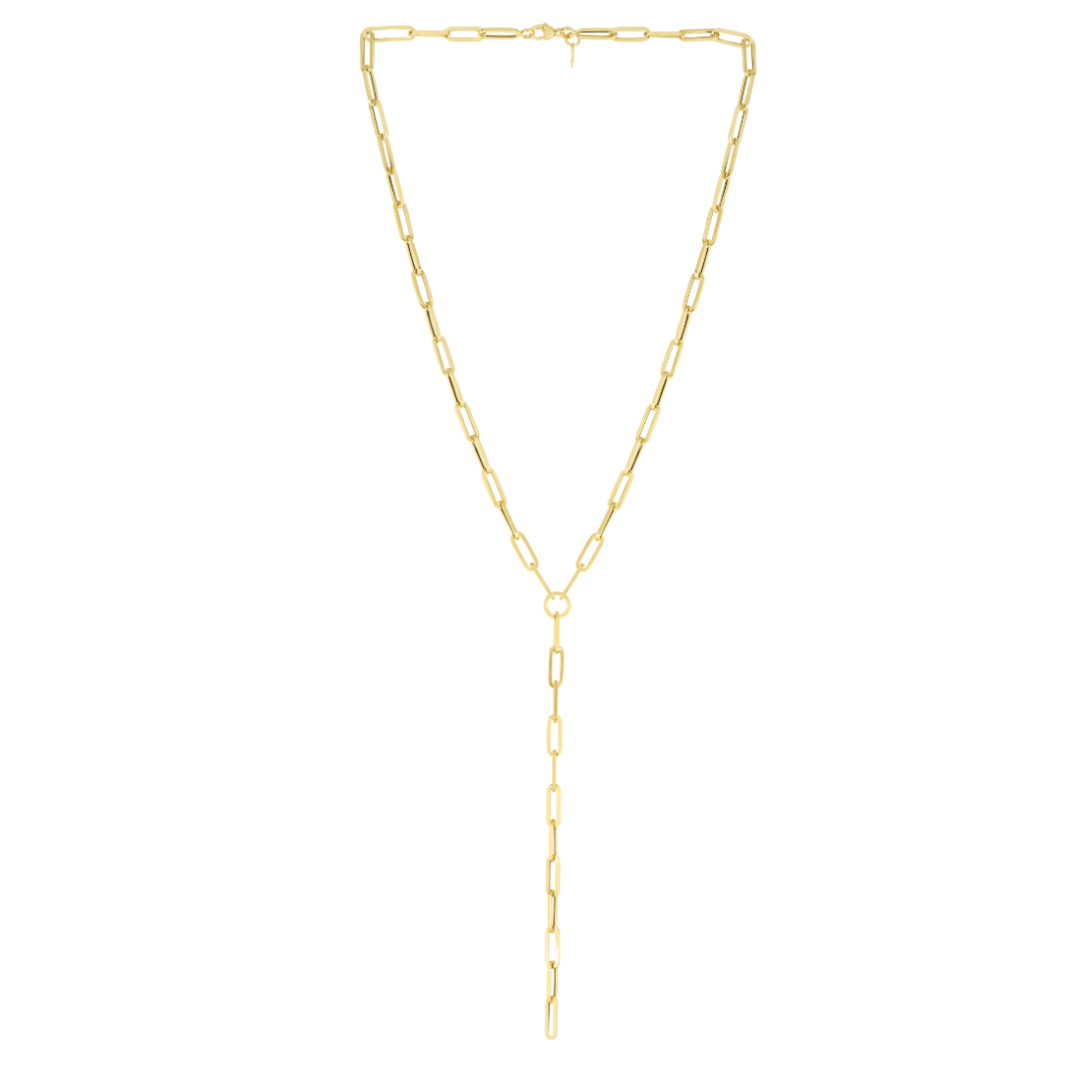 Lariat Paperclip Necklace