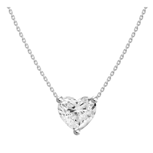 Lover Diamond Heart Necklace