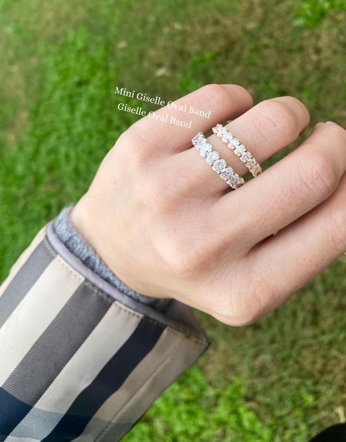 Mini Giselle Diamond Oval Band