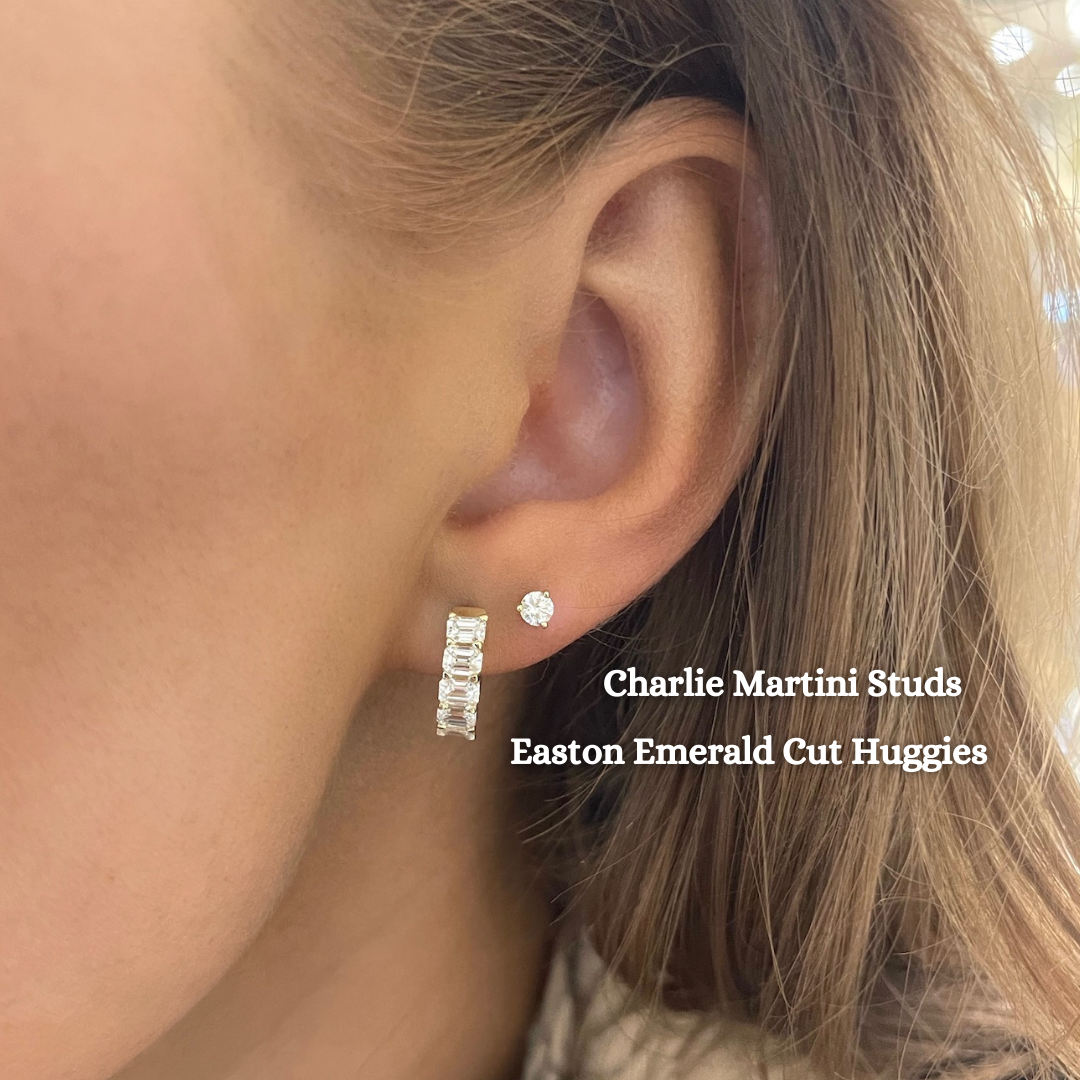 Diamond hot sale ear huggies