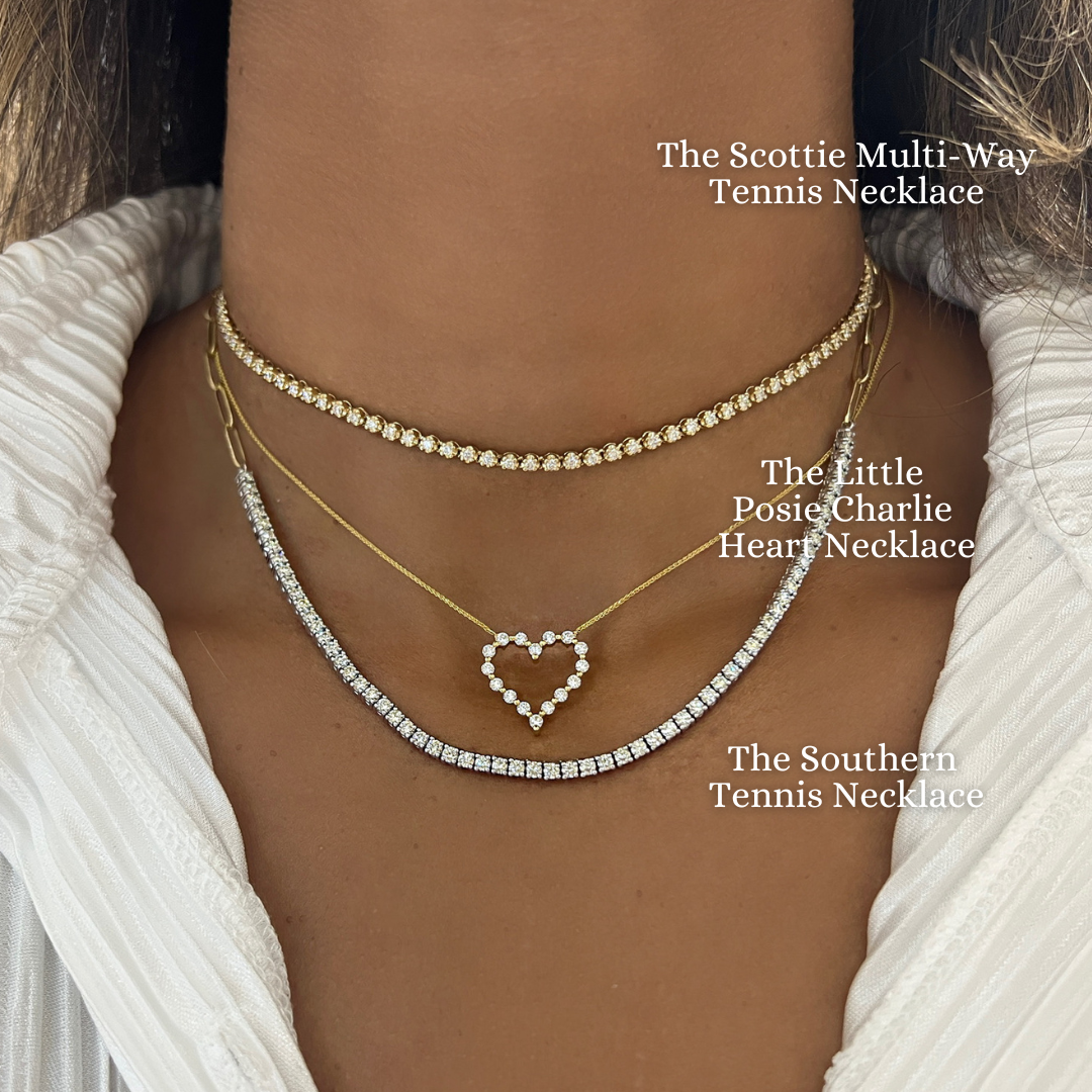 The Scottie Multi-Way Diamond Tennis Bracelet & Tennis Necklace