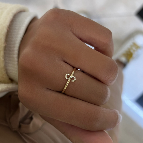 Alphabet Stacking Ring