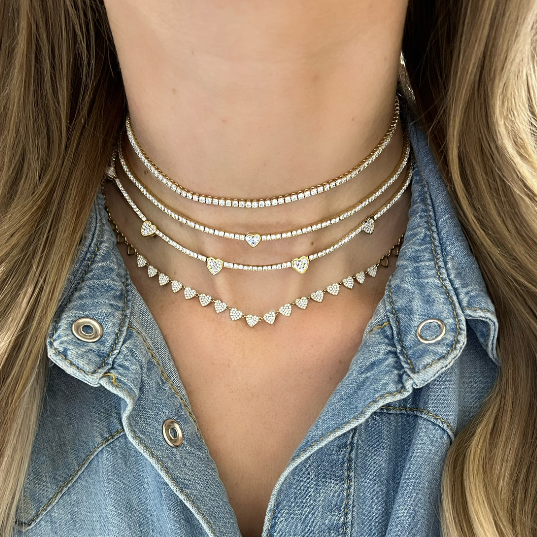 Dakotah Adjustable Diamond Choker Necklace