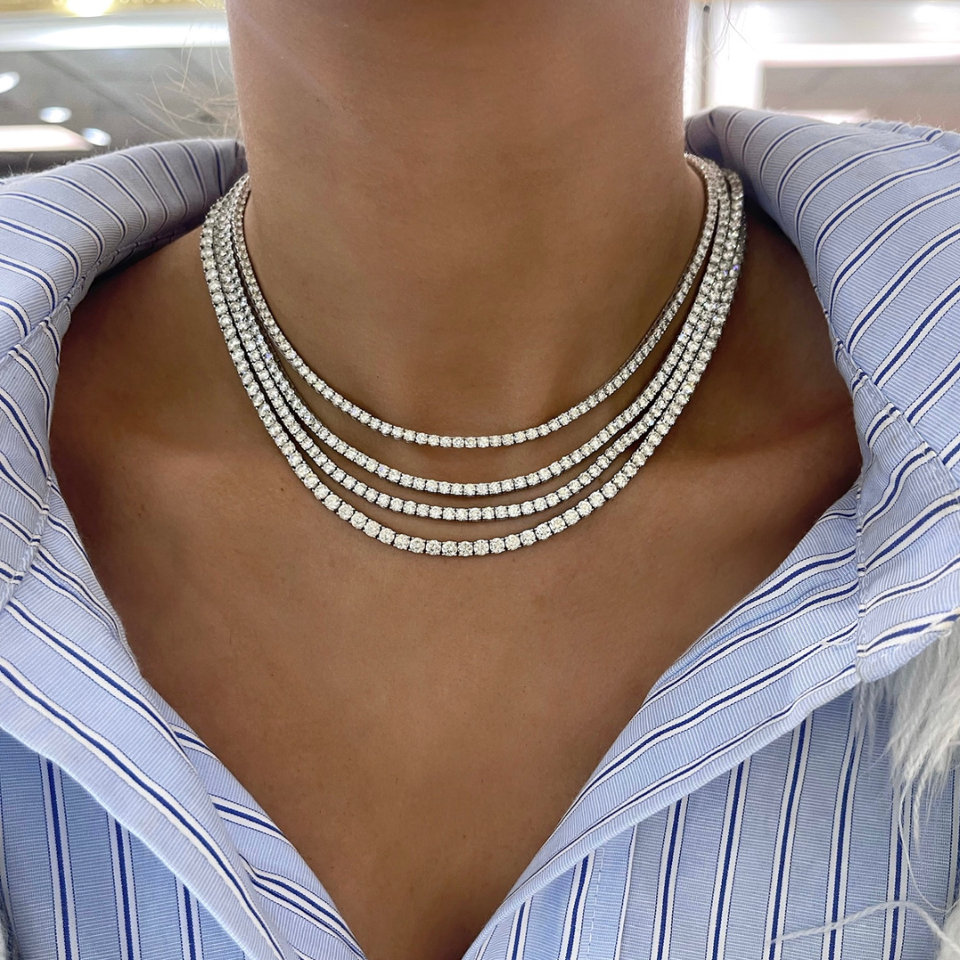 Kessler Diamond Tennis Necklace