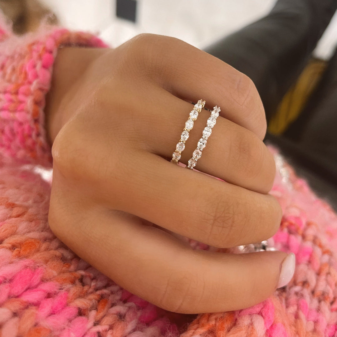 Odessa East to West Oval Diamond Band ctw – RWFJ