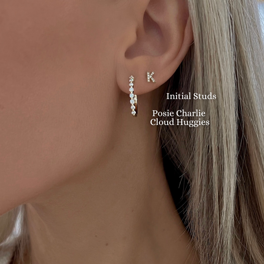 Posie Charlie Cloud® Diamond Huggie Earrings 0.48 ctw