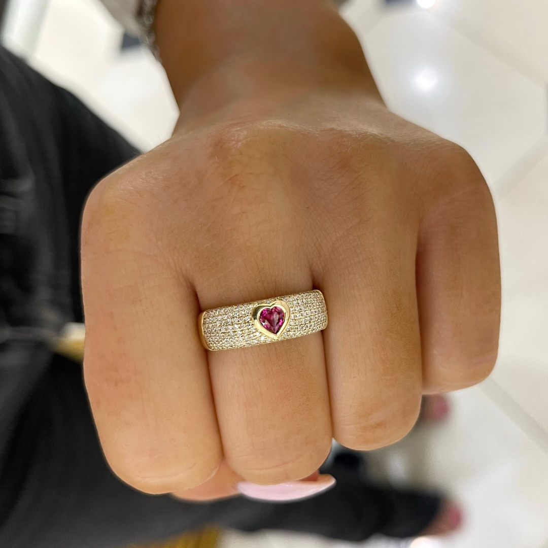 Sailor Ruby Heart Ring