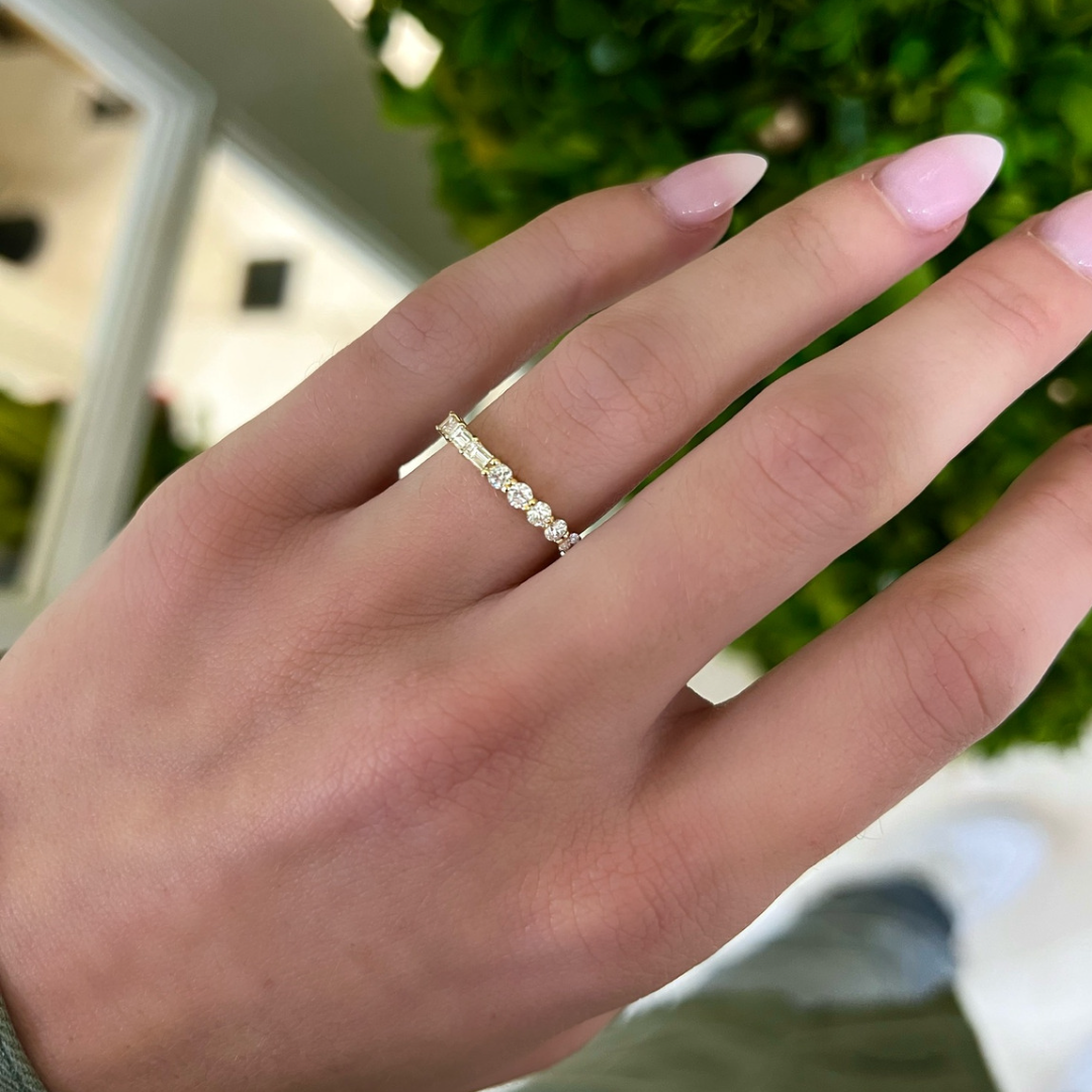Best of Both Baguette and Round Eternity Band – RWFJ