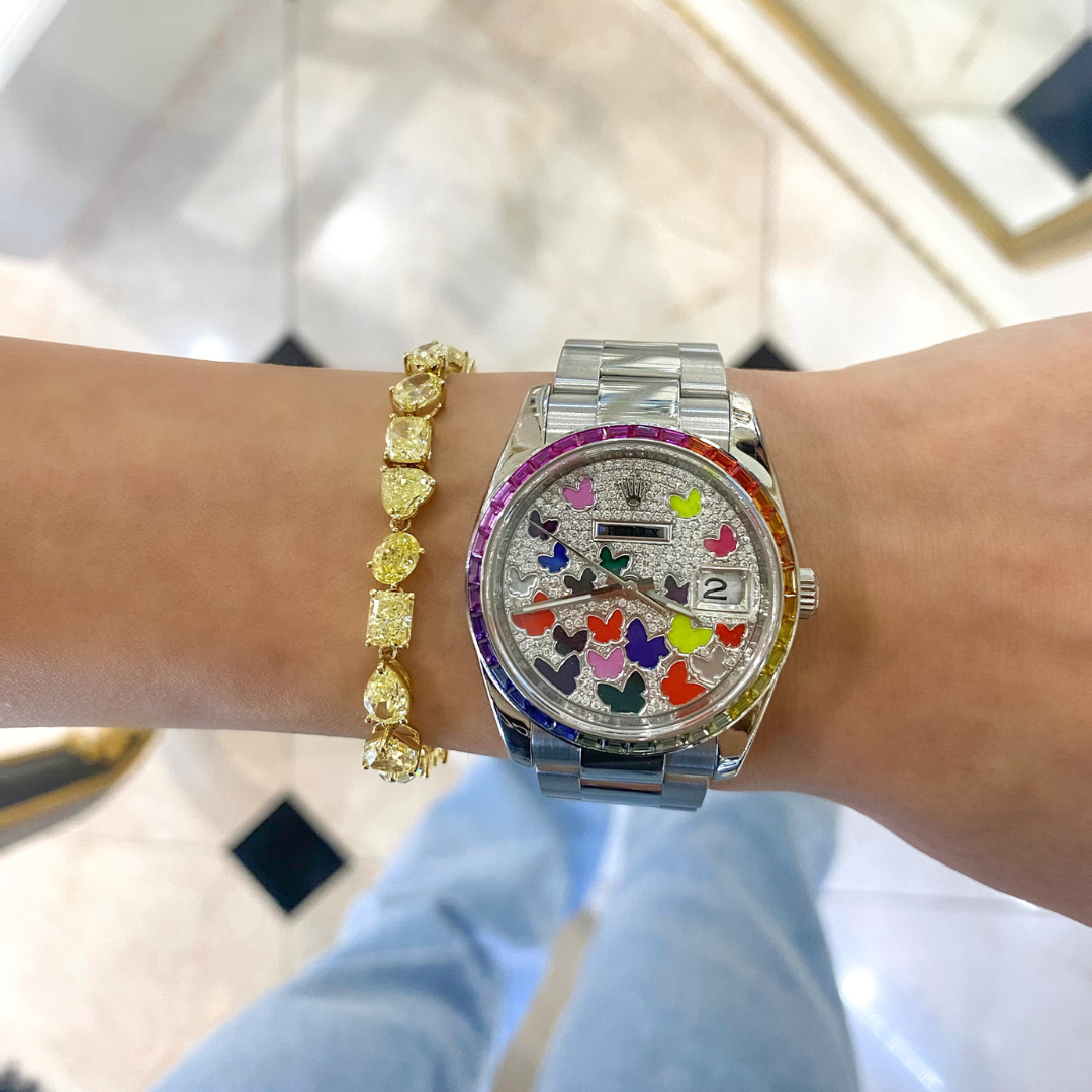 Canary diamond 2025 bracelet cost