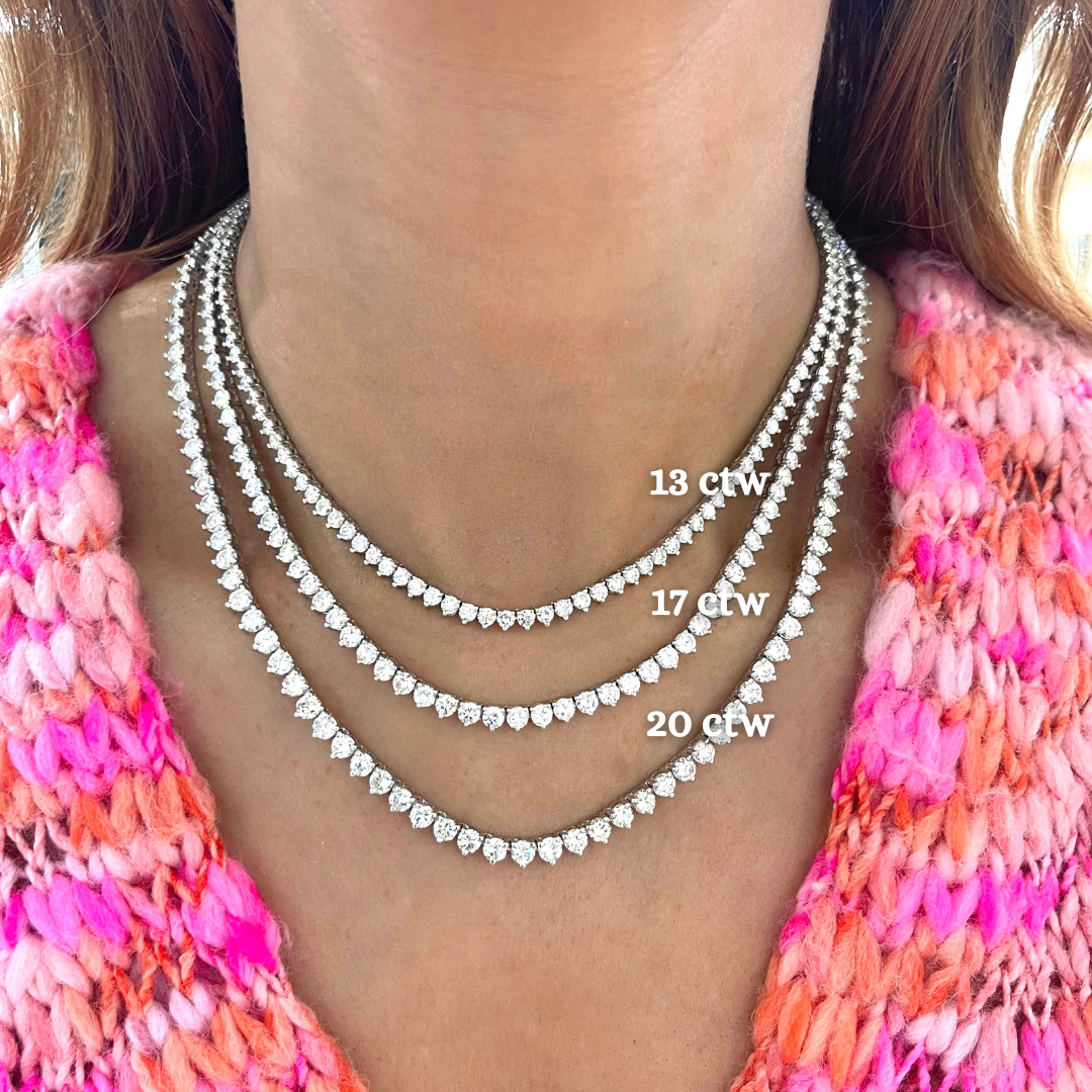 20 carat diamond necklace price deals