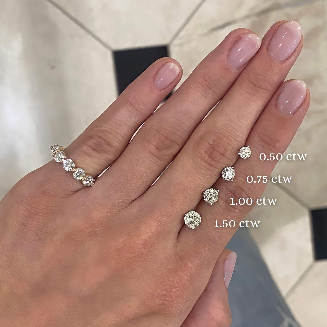 Martini set 2025 diamond earrings