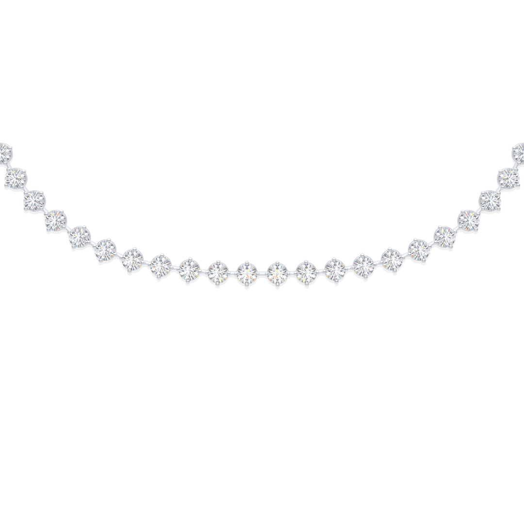 The Charlie Cloud Diamond Tennis Necklace RW Fine Jewelry