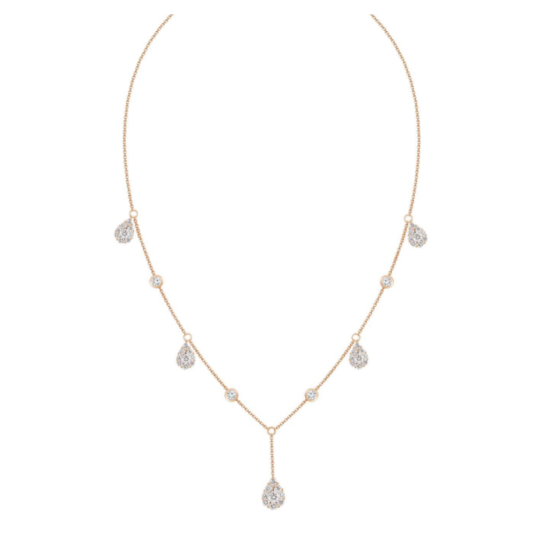 Serendipity Diamond Pear Drop Necklace