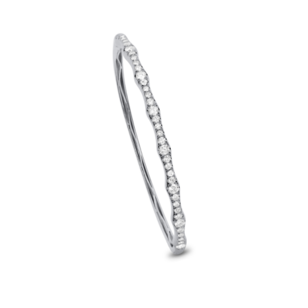 Genevieve Diamond Bangle Bracelet 1.50 ctw & 3.25 ctw