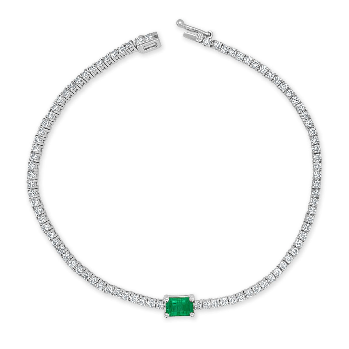 Gemstone & Diamond Tennis Bracelet – RW Fine Jewelry