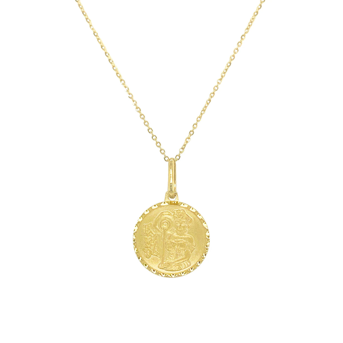 Zodiac 14k Gold Coin Necklace
