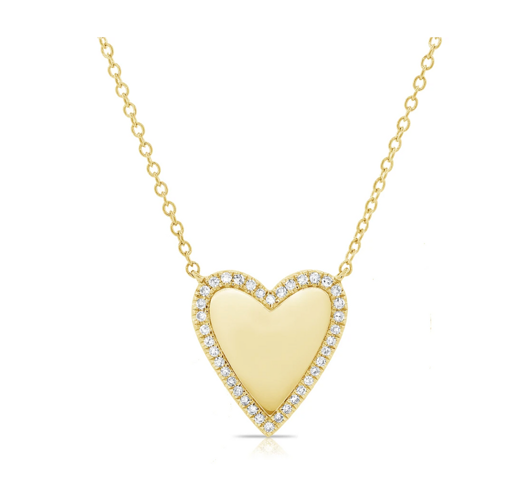 Minimalist Gold Thin Metal Hollow Heart Love Charm Size 6 7 8 9 10