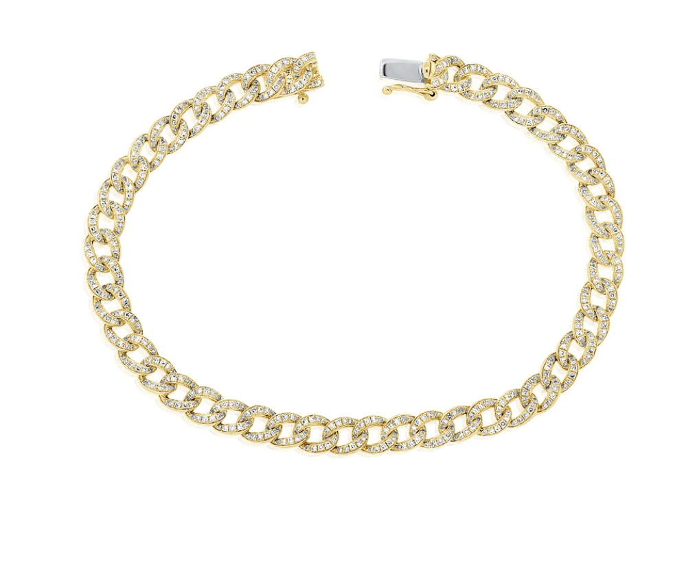 Bronx Pave Chain Link Diamond Tennis Bracelet 4.97 ctw – RW Fine Jewelry