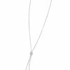 Blakely Adjustable Necklace with Sliding Diamond Rondel White Gold