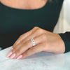 Chelsi Diamond Link Ring on model